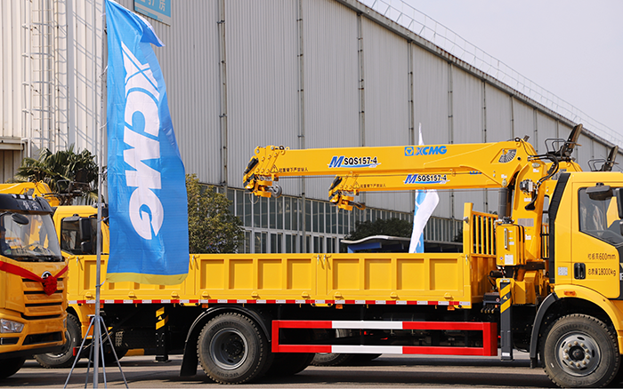 助力城市建設新征程！徐工隨車起重機M SQS157-4批量發(fā)車 